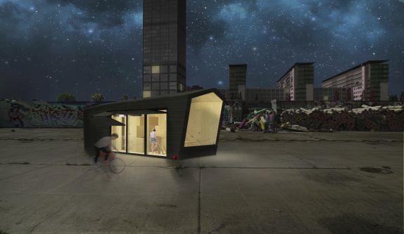 Cabin Spacey : des tiny houses sur les toits des grandes villes européennes