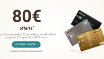 BforBank : ouvrez un compte bancaire et gagnez 80 €