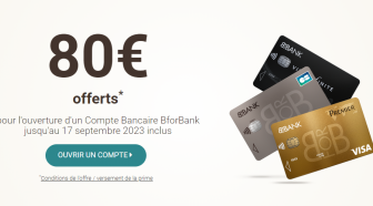 BforBank : ouvrez un compte bancaire et gagnez 80 €